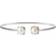 Caroline Svedbom Classic Petite Bracelet - Silver/White