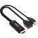 Club 3D HDMI 2.0/USB A - DisplayPort 1.2 M-F Adapter 0.2m