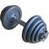 Titan Life Adjustable Dumbbell 15kg - Silver