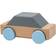 Sebra Træ Mobil Legetøj Bil Grå (3019302)