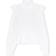 Ganni Cotton Poplin Cropped Blouse - Bright White