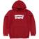 Levi's Batwing Screenprint Hoodie - Red/White