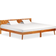 vidaXL Solid Shesham 33cm Bettrahmen 200x200cm