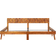 vidaXL Solid Shesham 33cm Bettrahmen 200x200cm
