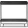 ferm LIVING Plant Box Two-Tier 25x75x80 cm - Schwarz/Pulverbeschichtet 25x80x75cm