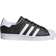 adidas Superstar M - Core Black/Cloud White/Gold Metallic