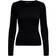 Only Long Sleeved Rib Pullover - Black