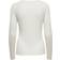 Only Natalia L/S Rib Pullover Knt White Female