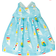 Frugi Jess Party Dress - Bright Sky Ride The Waves