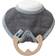 Lullalove Eco Maple Wood Teether with a Bib