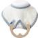 Lullalove Eco Maple Wood Teether with a Bib