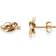 Efva Attling Love Knot Earrings - Gold