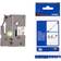 Brother Genuine HSe-221 Label Roll on White with Heat Shrink