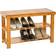 tectake Bamboo Shoe Rack 28x45.5cm