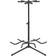 vidaXL Guitar Stand Black Steel