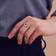 Edblad Monaco Ring - Silver/Transparent