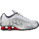 NIKE Shox R4 - White/Metallic Silver/Comet Red/Black