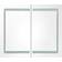 vidaXL Armadietto Bagno Con Specchio E LED 80x12.2x68 cm