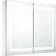 vidaXL Armadietto Bagno Con Specchio E LED 80x12.2x68 cm