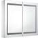 vidaXL Armadietto Bagno Con Specchio E LED 80x12.2x68 cm