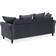 Beliani Bornholm Grey Sofa 197cm 3 Seater