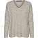 Vero Moda Lefile V-Neck Knitted Pullover - Grey/Birch