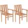 vidaXL 44736 Loungeset, 1 Bord inkl. 2 Stolar