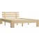 vidaXL Solid Pine Wood 66cm Sengeramme 140x200cm