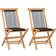 vidaXL 49363 2-pack Garden Dining Chair