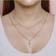 ByBiehl Together My Love Necklace - Gold/Transparent
