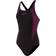 Speedo Boomstar Splice Flyback Swimsuit - Black/Pink