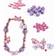 Djeco Wooden Beads Butterflies