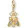 Thomas Sabo Fly Charm Pendant - Gold/Multicolour