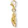 Thomas Sabo Fly Charm Pendant - Gold/Multicolour