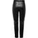 Only Emily Faux Leather Trousers - Black/Black