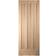 Jeldwen Vertical 2 panel Oak Interior Door L, R (68.6x198.1cm)