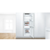 Bosch KIF86PFE0 Vit, Integrerad