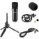 Vonyx CM300B Microphone Streaming avec Trépied Noir