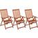 vidaXL 310293 3-pack Garden Dining Chair