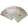 100 Silver Plastic PVC Poker Waterproof Playing Cards