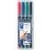 Staedtler Lumocolor Permanent Pen 314 1-2.5mm 4-pcs