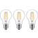 Philips 10.4cm LED Lamps 4.3W E27 3-pack