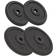 vidaXL Weight Plates 4 Pcs 2X10 Kg And 2X5 Kg Cast Iron