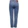 Only Emily Hw Straight Fit Jeans - Blue/Dark Blue Denim