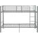 vidaXL 287911 Grey Bunk Bed 90X200cm