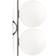 Flos IC C/W1 Double Väggplafond 24cm