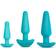 B-Vibe Rechargeable Anal Training and Education Butt Plug Set (5 Piece)