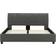 vidaXL Artificial Leather 64cm Sengeramme 140x200cm