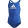 adidas Girl's Badge of Sport Swimsuit - Royal Blue/White (GE2037)