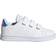 adidas Kid's Advantage - Cloud White/Silver Metallic/Cloud White